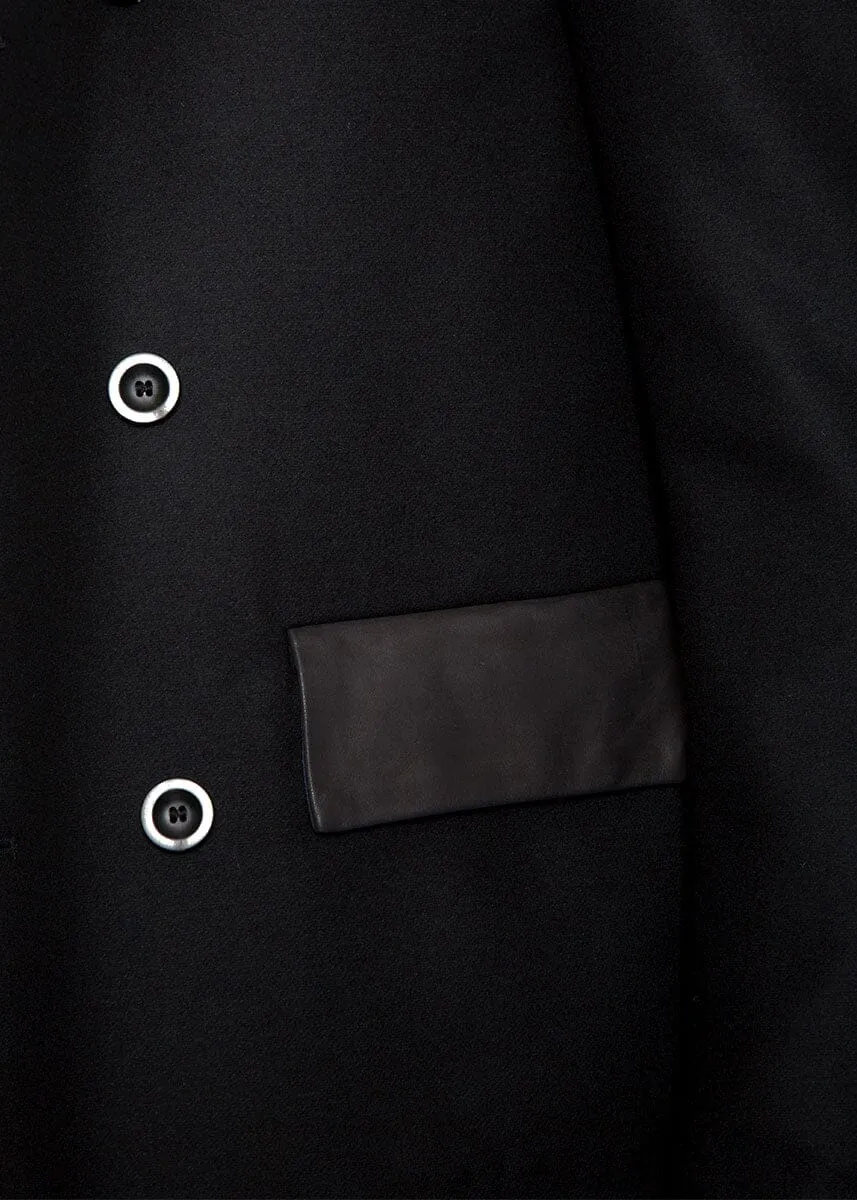 DOUBLE BREASTED SHORT COAT