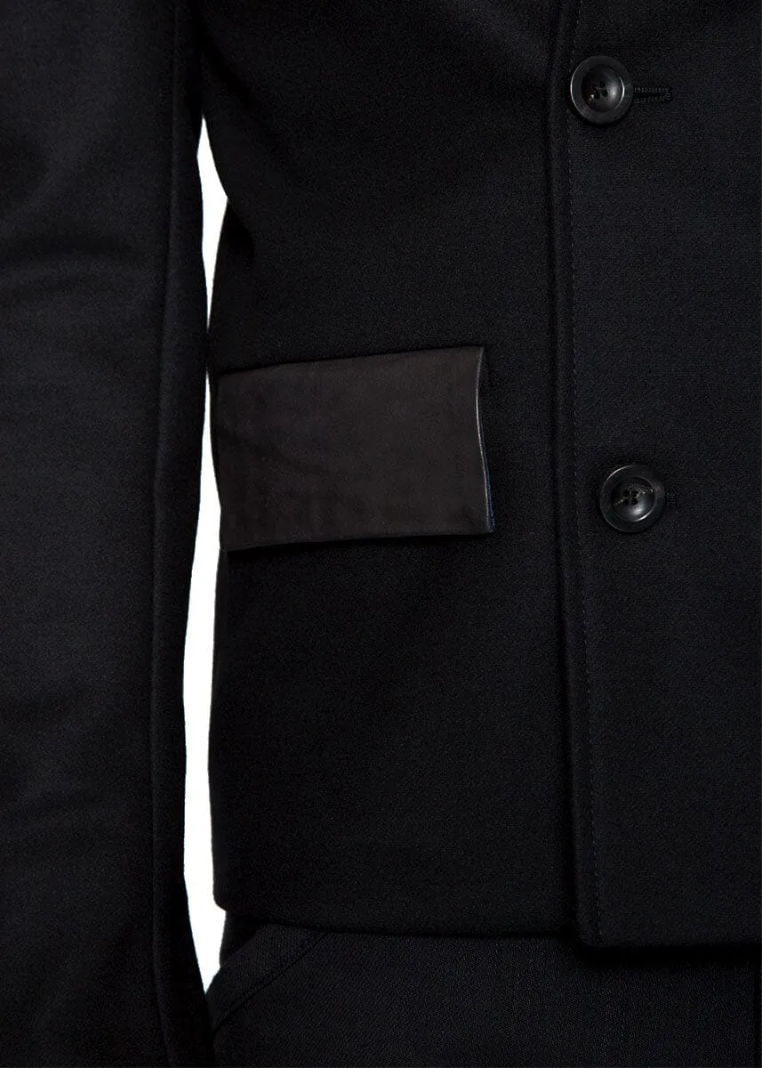 DOUBLE BREASTED SHORT COAT
