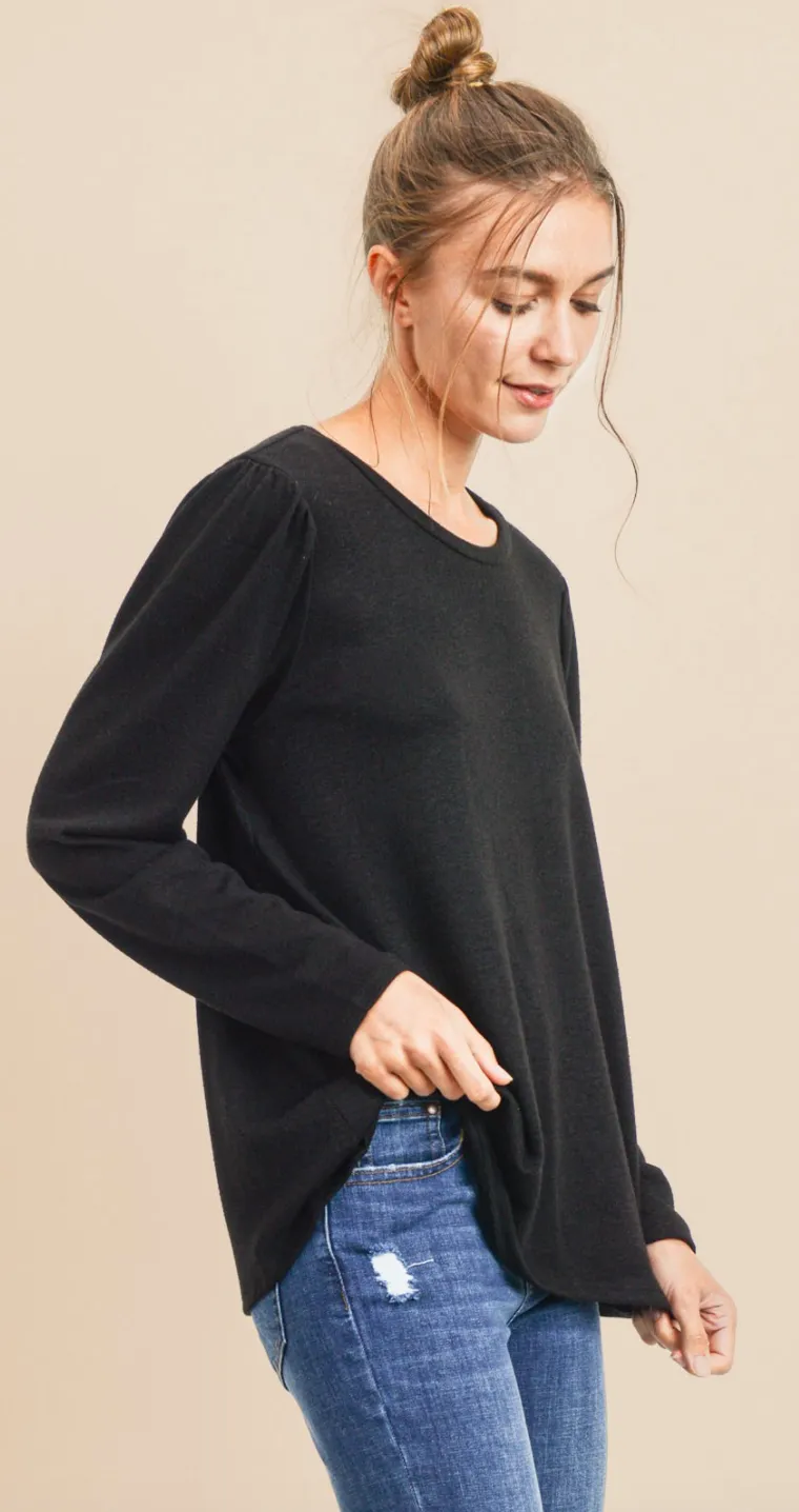 Draw You In Long Sleeve Top