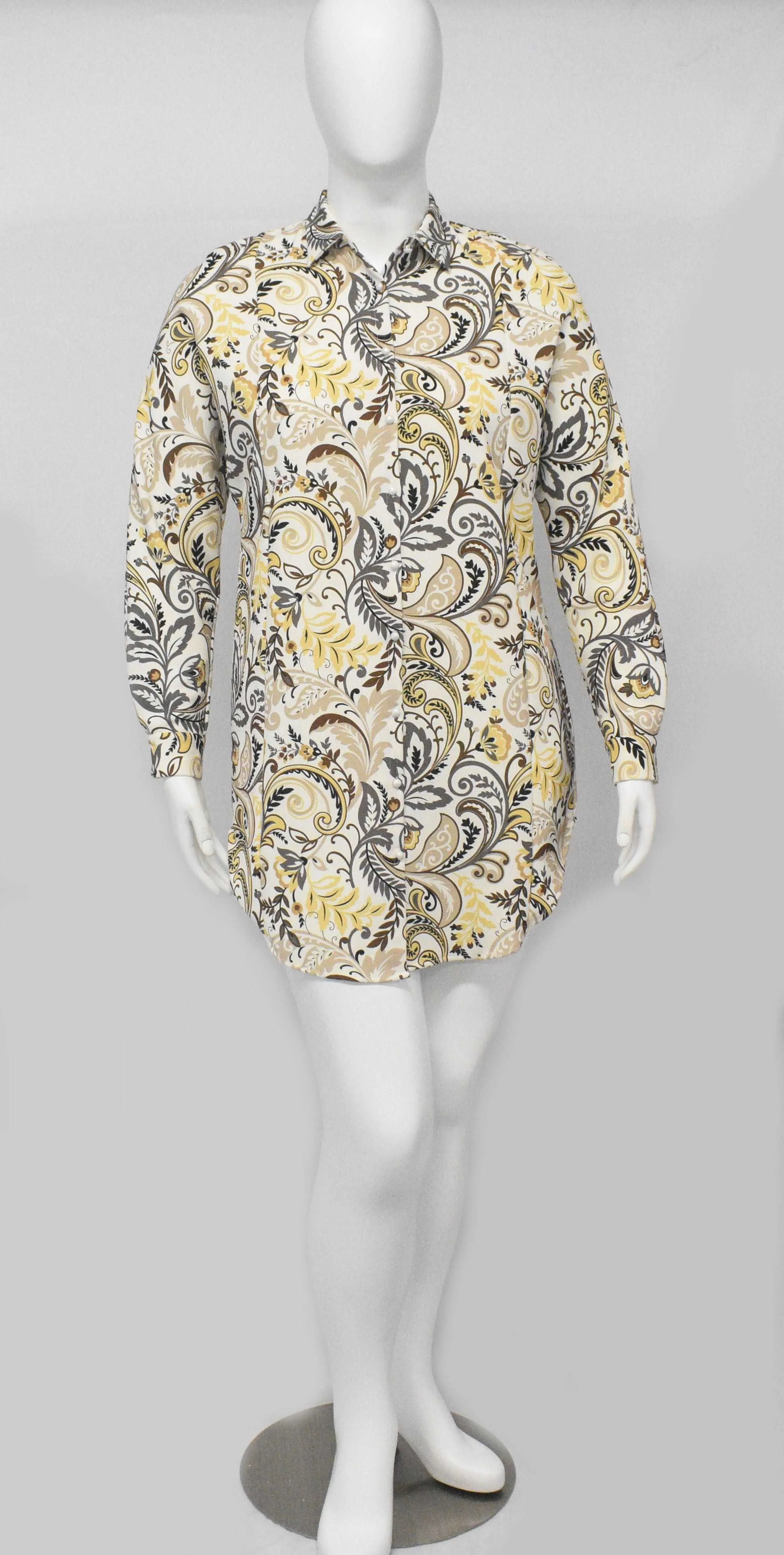 Dress Shirt Tunic By Rapheeze