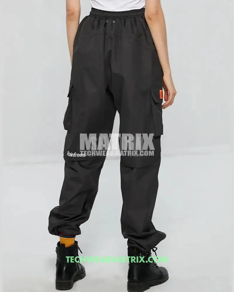 Durable Cargo Rain Pants for