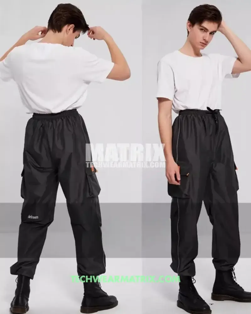 Durable Cargo Rain Pants for