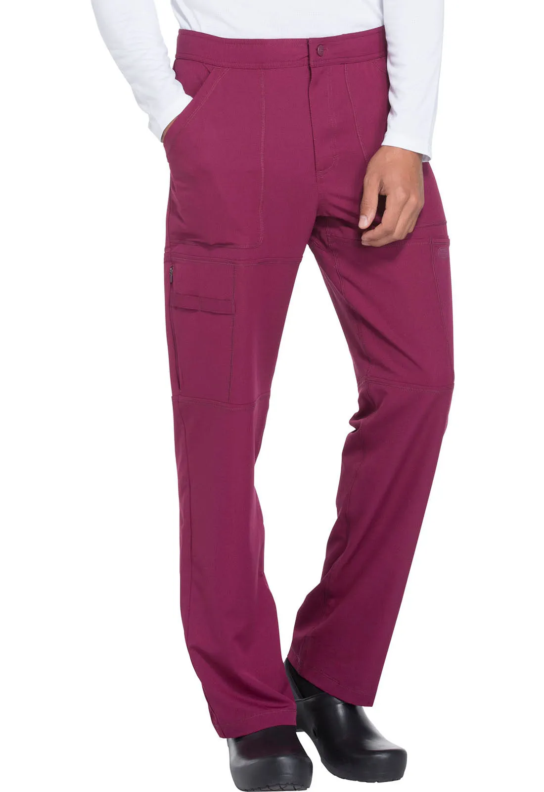 Dynamix DK110 Men's Zip Fly Cargo Pants Wine