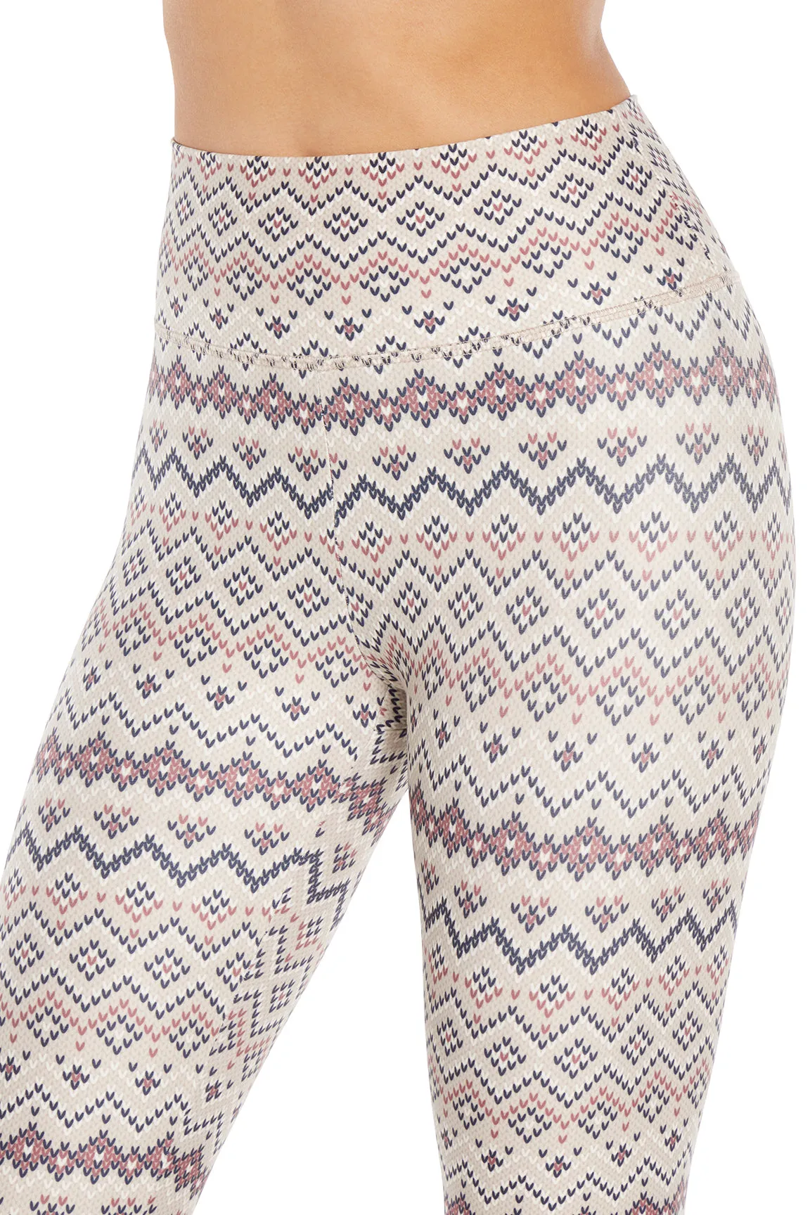 Easy Zen Ankle Legging (Renaissance Rose Yule Fair Isl)