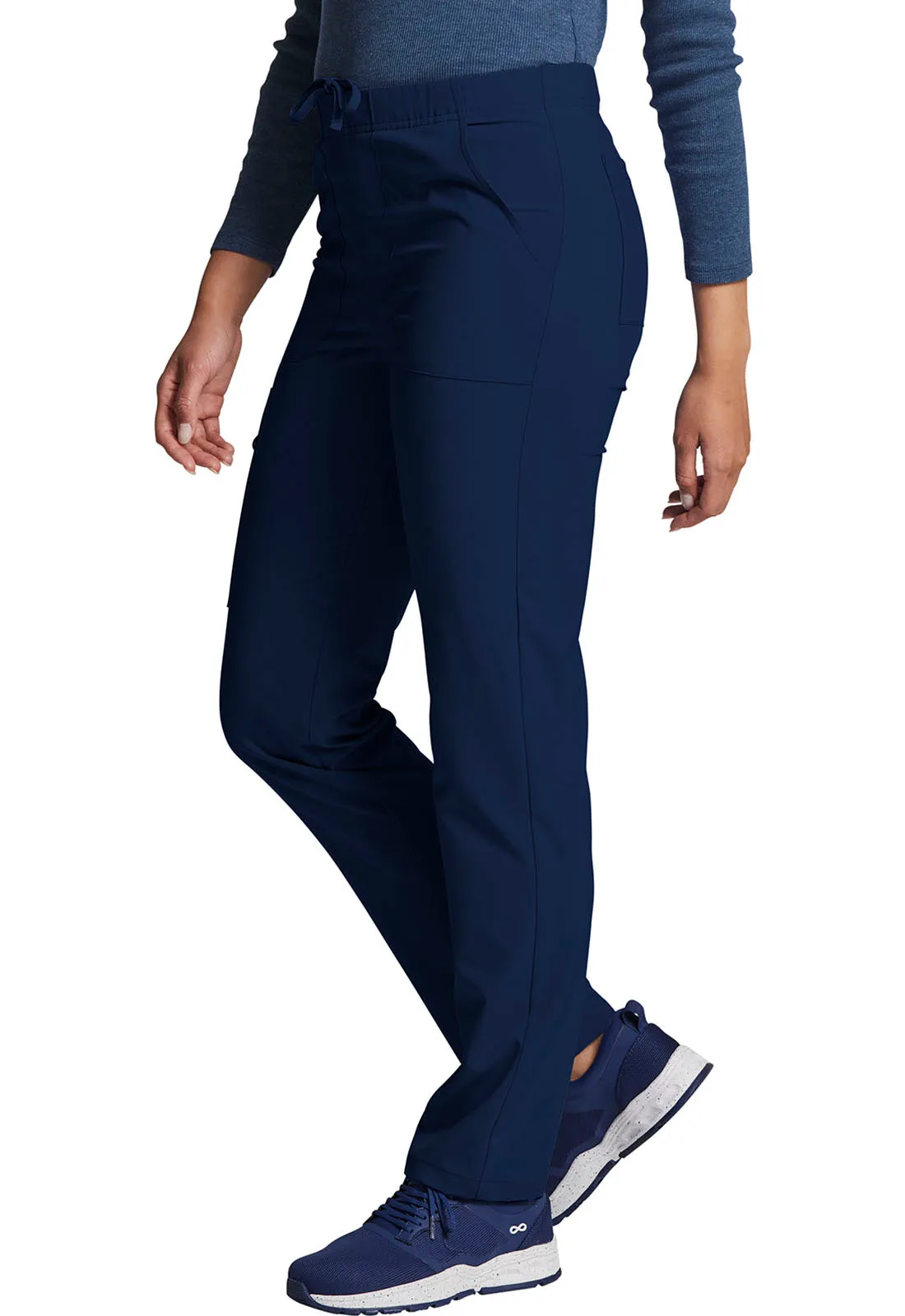 EDS Essentials DK019 Unisex Natural Rise Tapered Leg Pants Navy