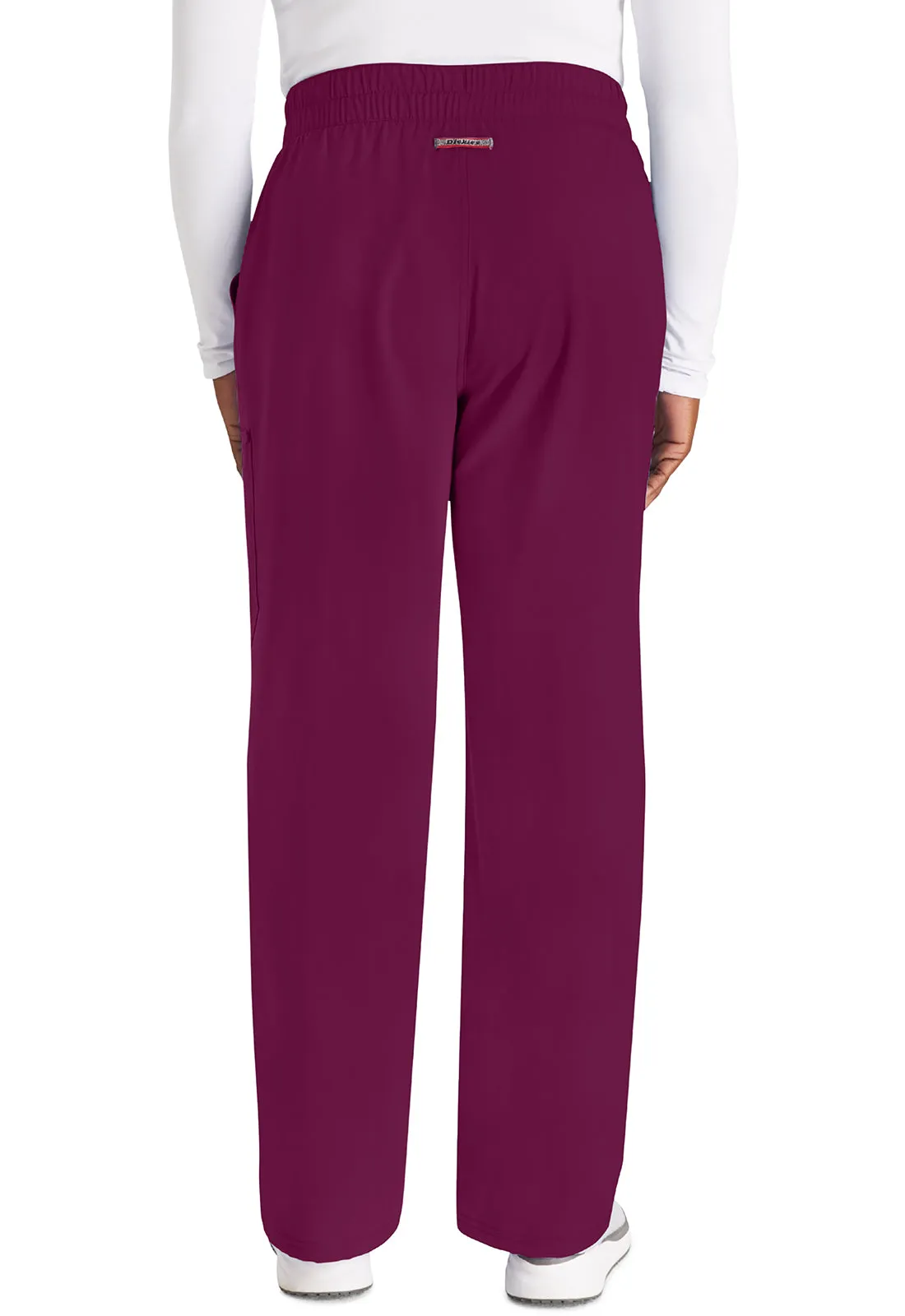 EDS NXT DK219 Mid Rise Zip Fly Wide Leg Cargo Pants Wine