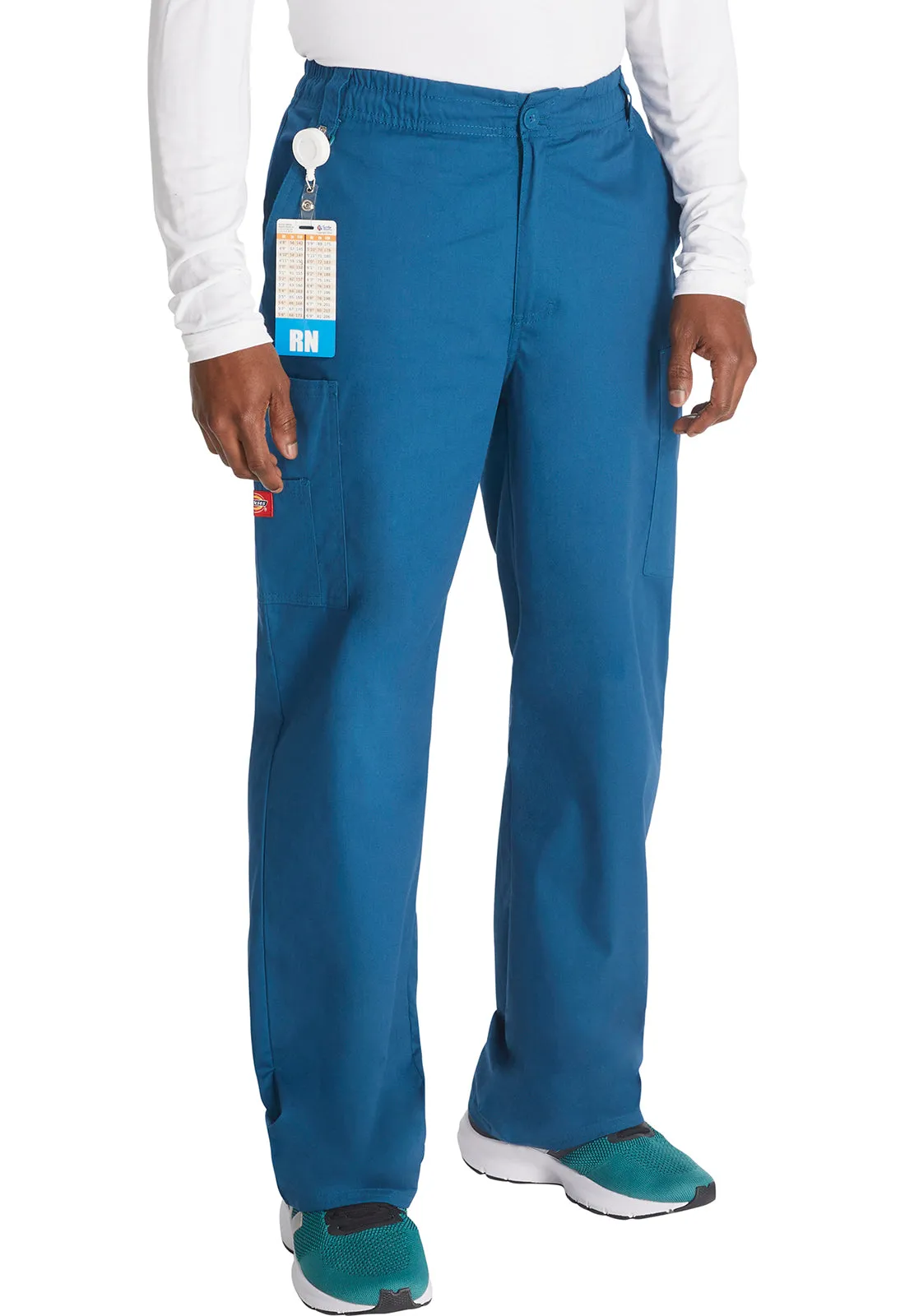 EDS Signature 81006 Men's Zip Fly Pull-On Pants Caribbean Blue