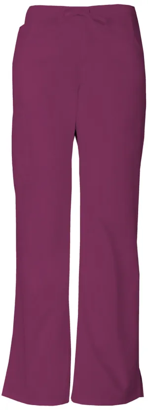 EDS Signature 86206 Mid Rise Drawstring Cargo Pants Wine
