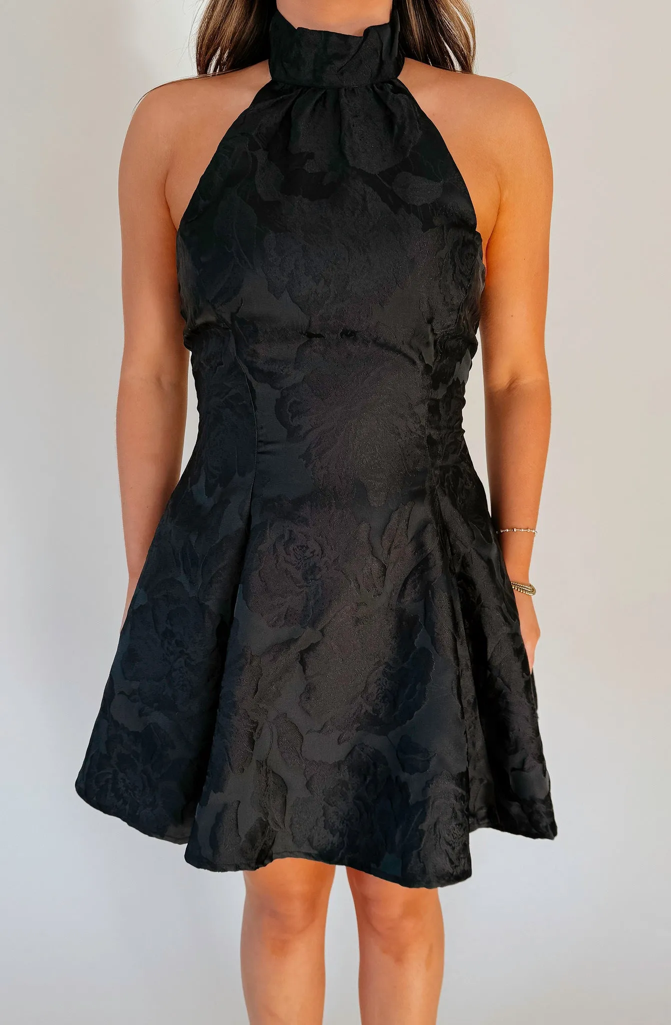 EMBROIDERED MEMORIES MINI DRESS