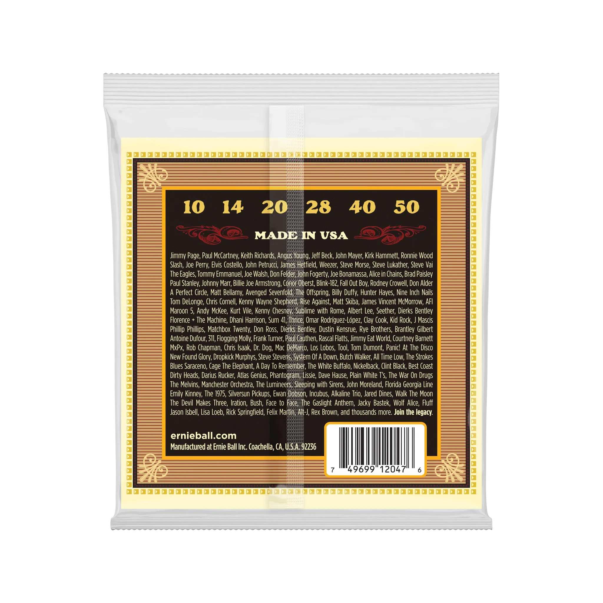 Ernie Ball Earthwood Silk and Steel Extra Soft 80/20 Bronze Acoustic Guitar Strings, 10-50