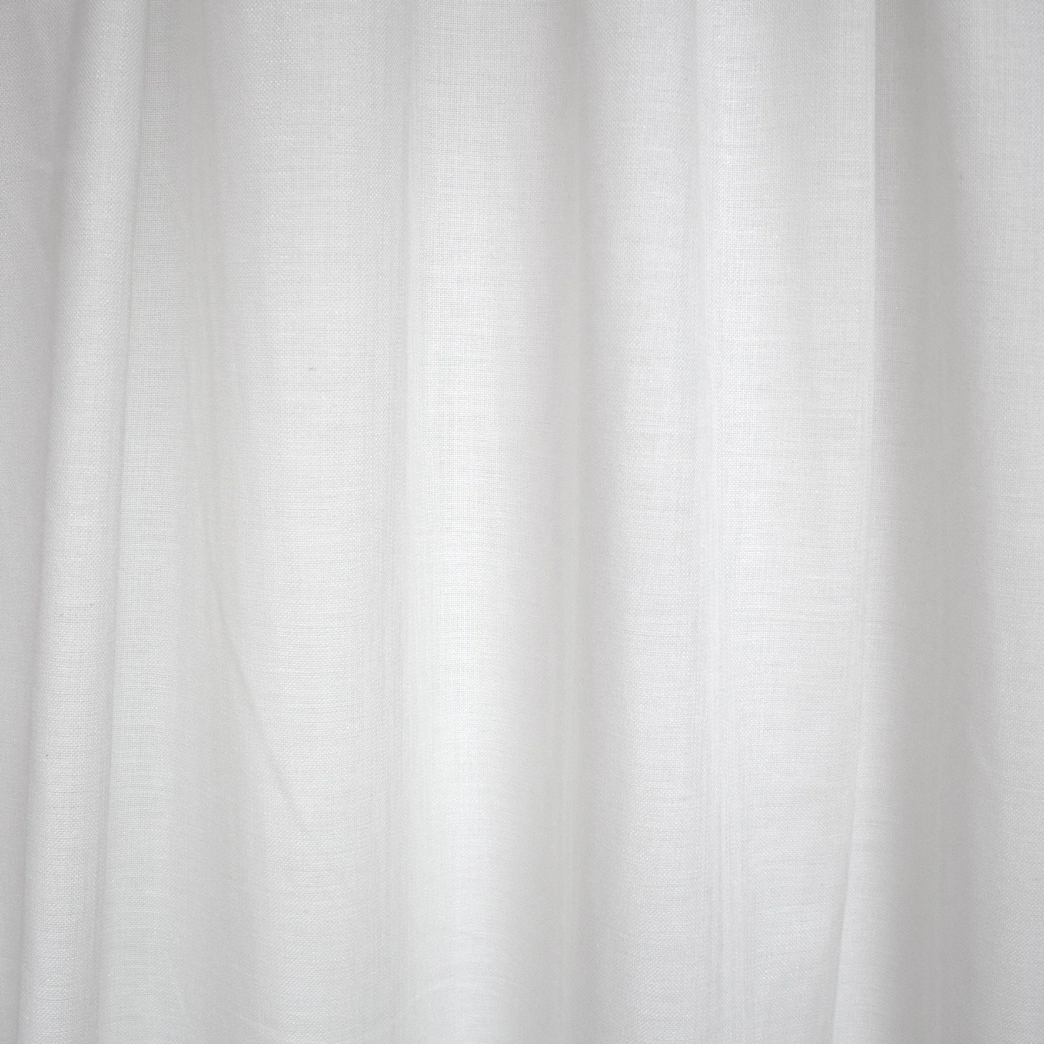 European 'glistening' cotton/viscose/linen blend woven - white