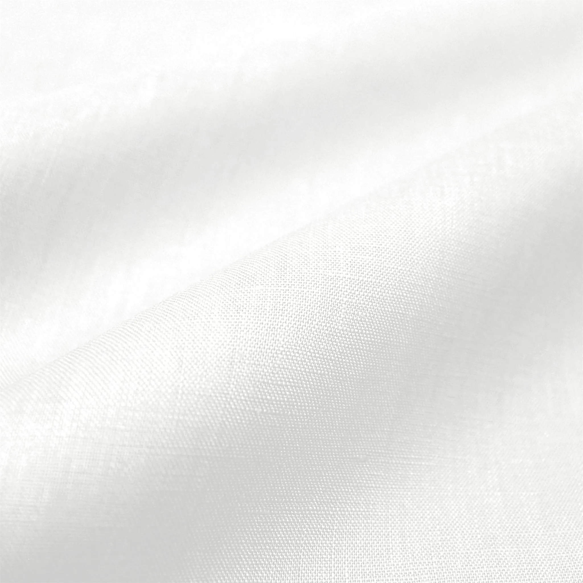 European linen/rayon stretch woven -white