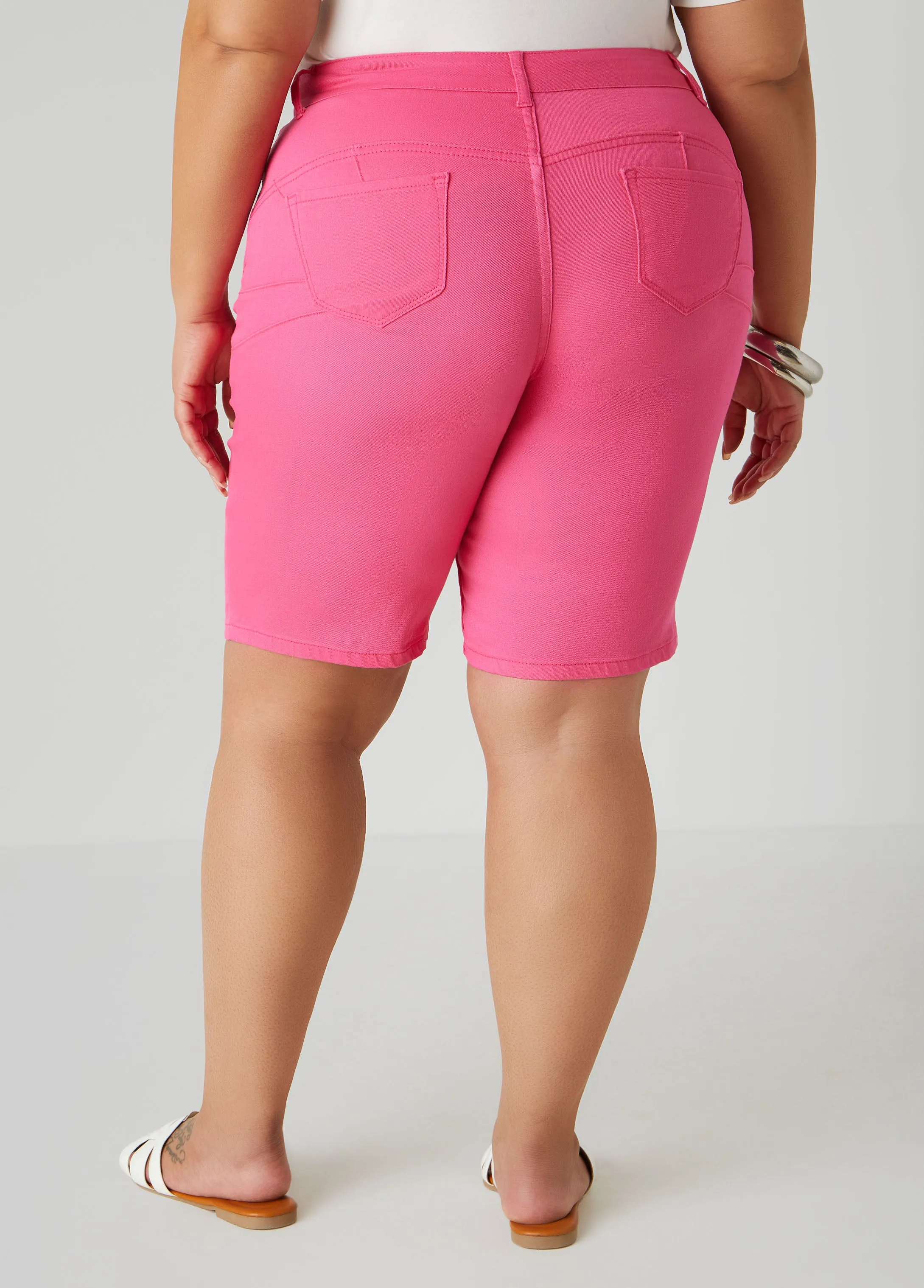 Fearless Mid Rise Denim Shorts