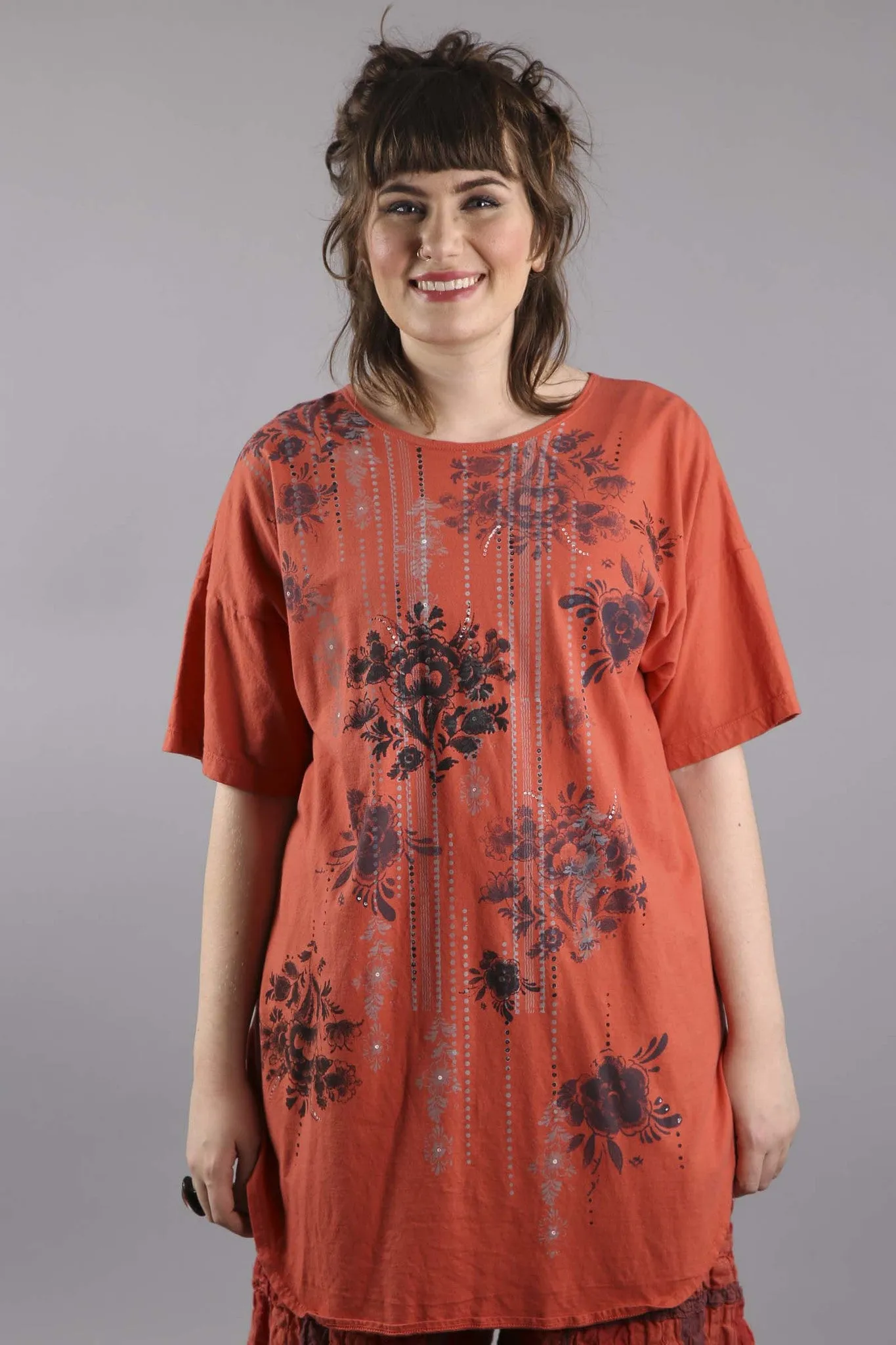 Fiona Tunic Mango Tango Printed-2262 SALE $158.