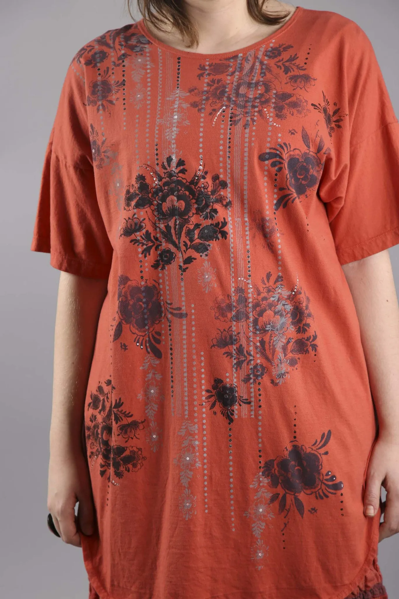 Fiona Tunic Mango Tango Printed-2262 SALE $158.