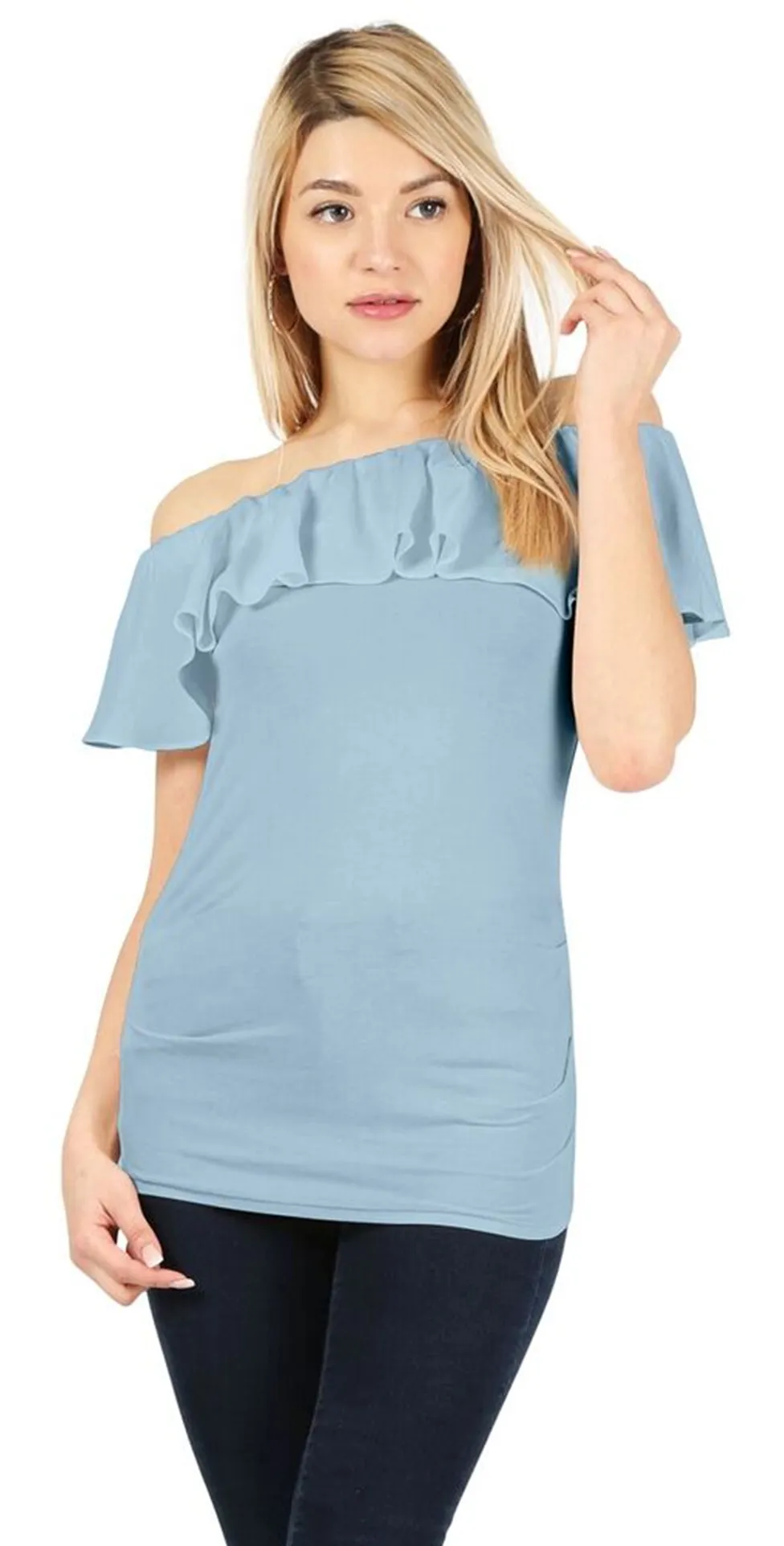 Flaunt the Fit Ruffle Top