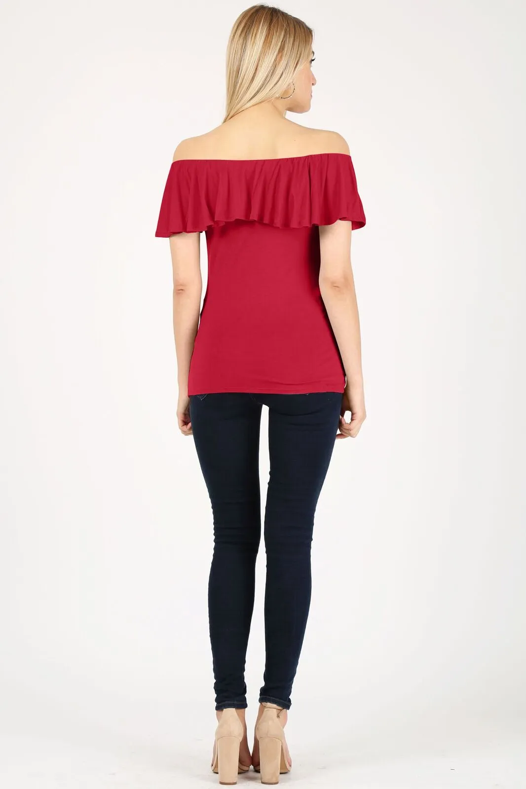 Flaunt the Fit Ruffle Top