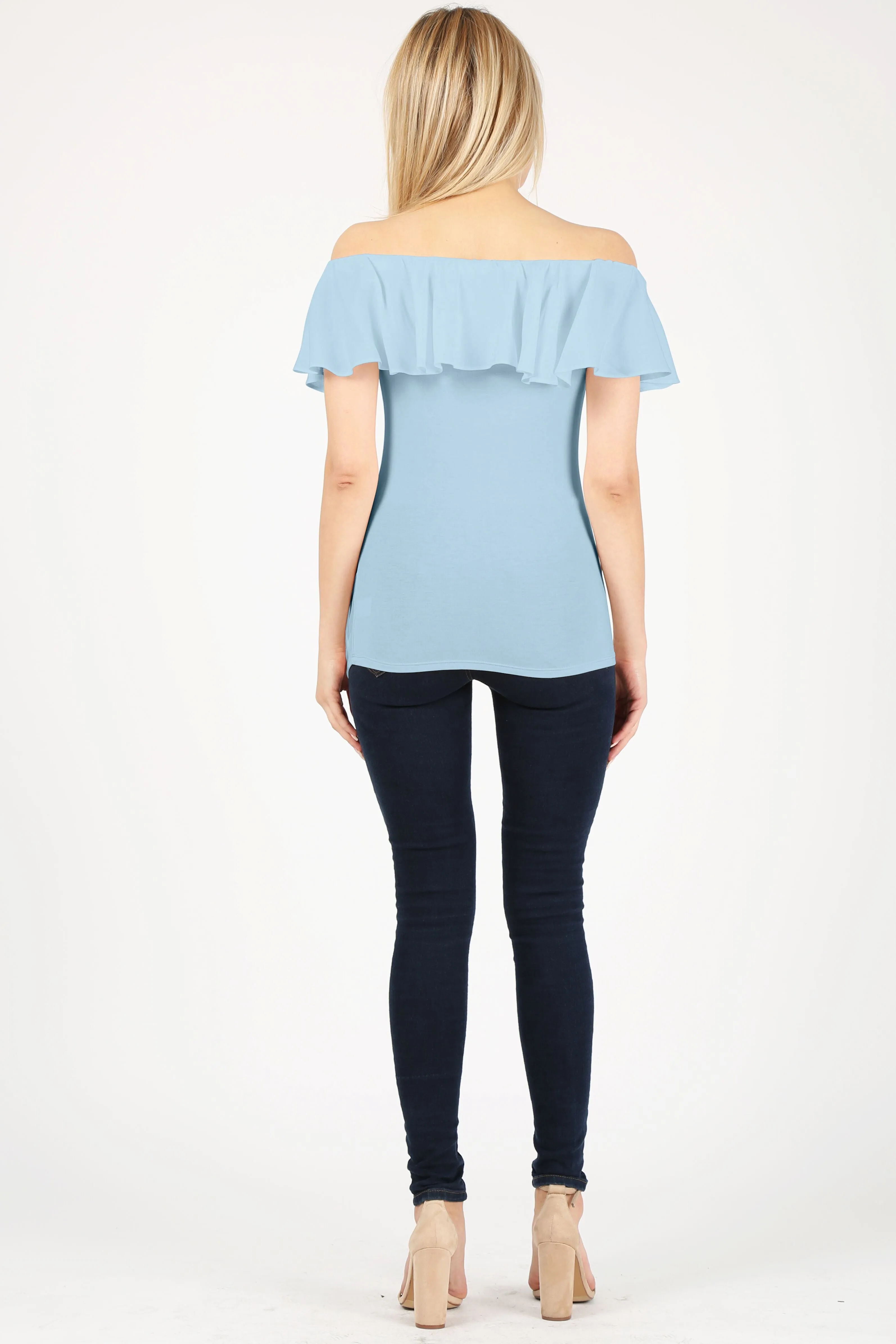 Flaunt the Fit Ruffle Top