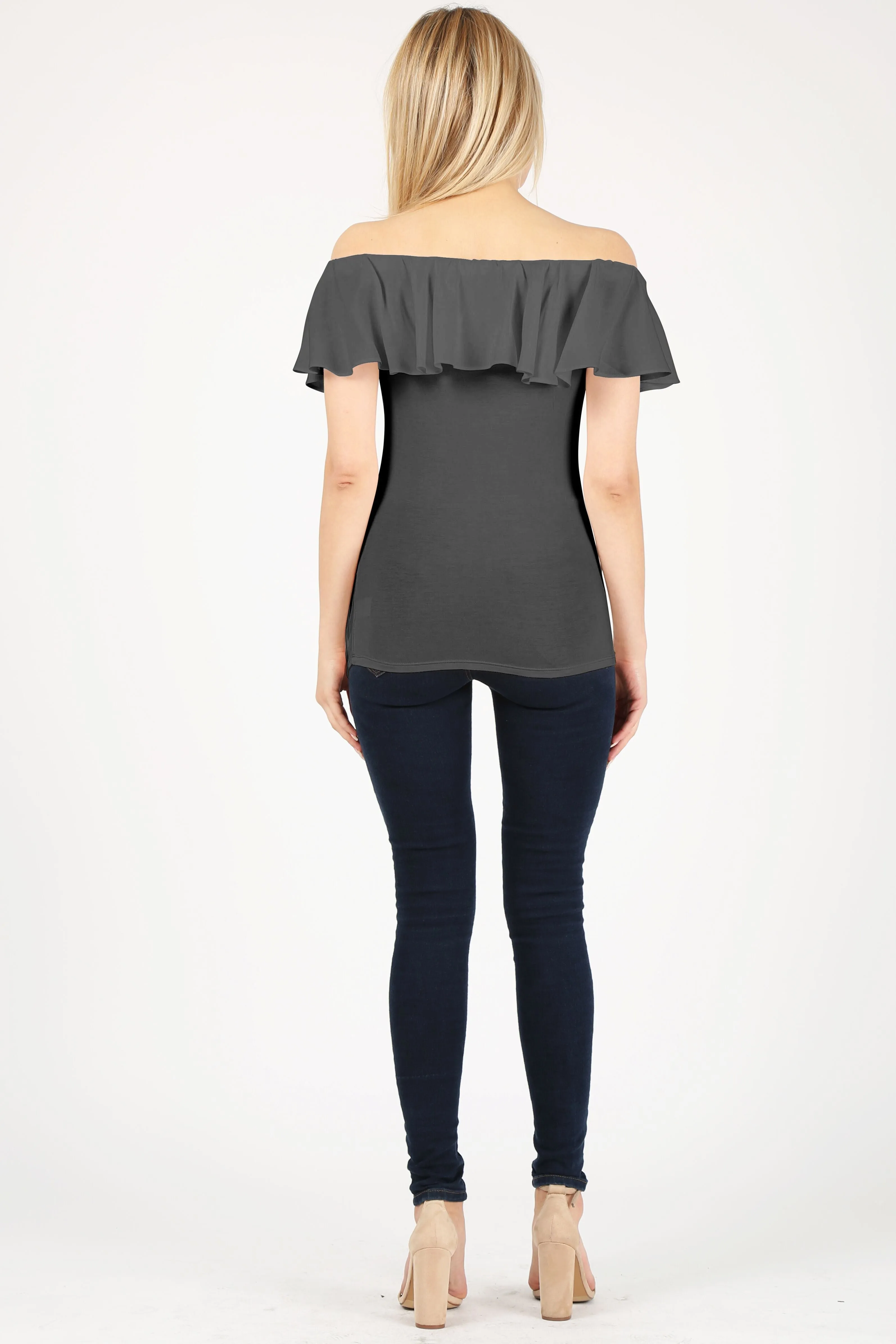 Flaunt the Fit Ruffle Top