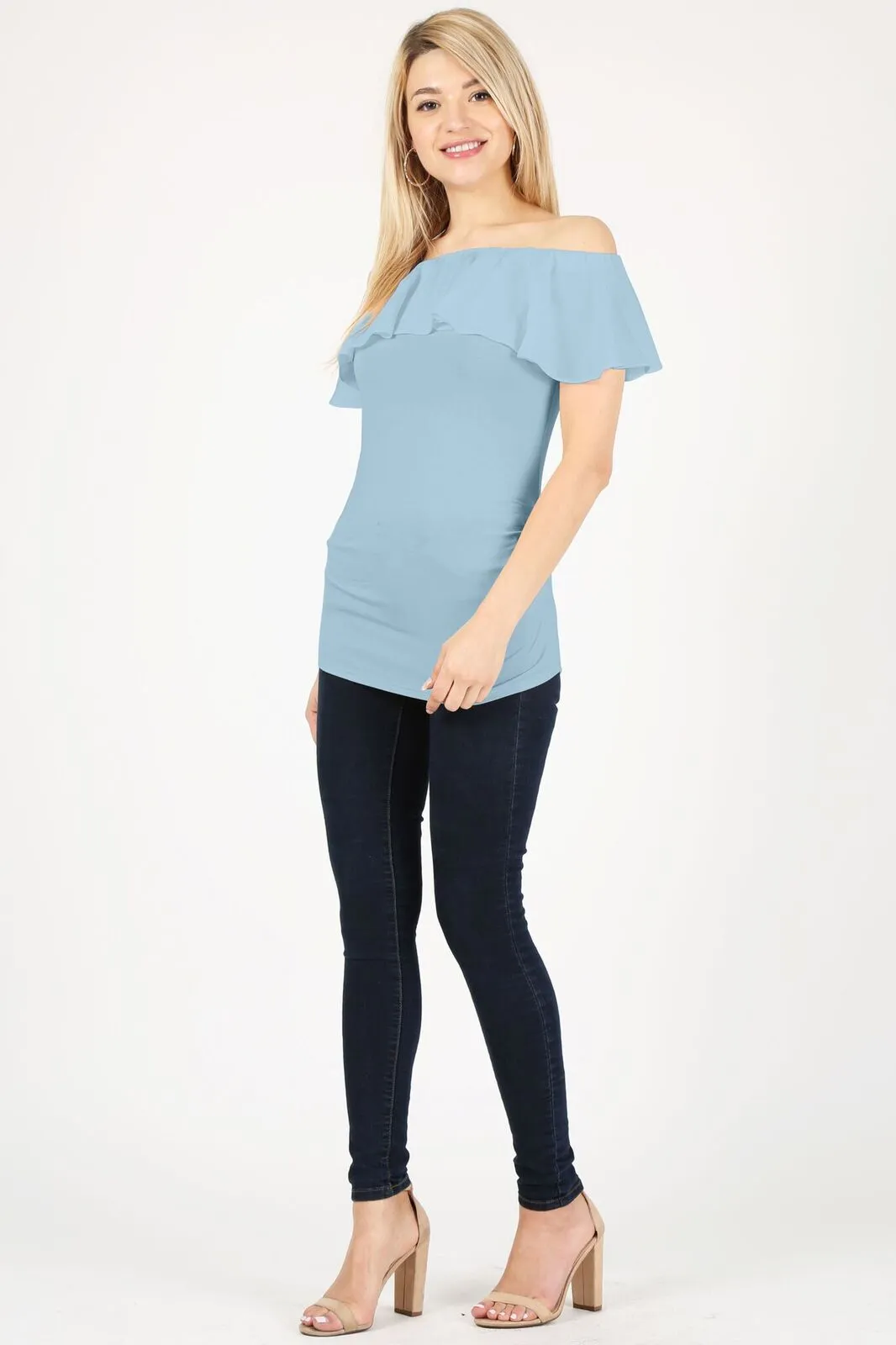 Flaunt the Fit Ruffle Top