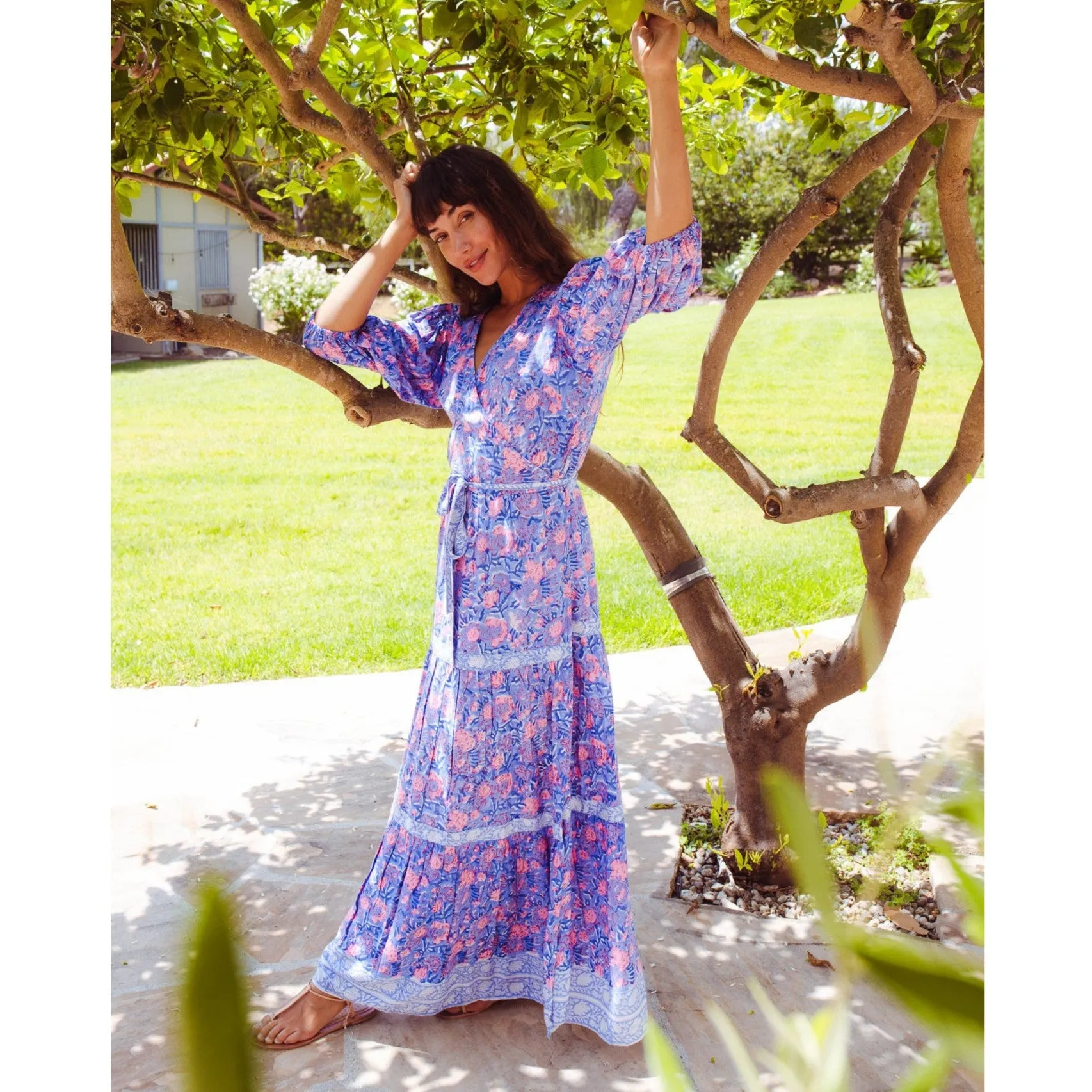 Flora Wrap Dress