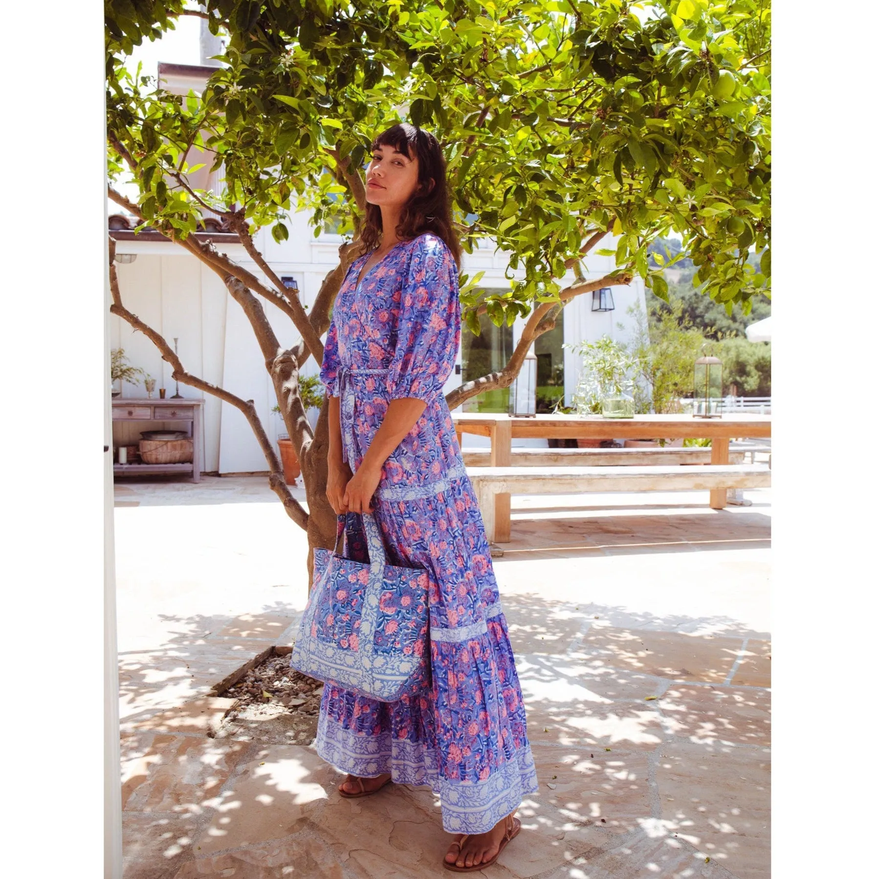 Flora Wrap Dress