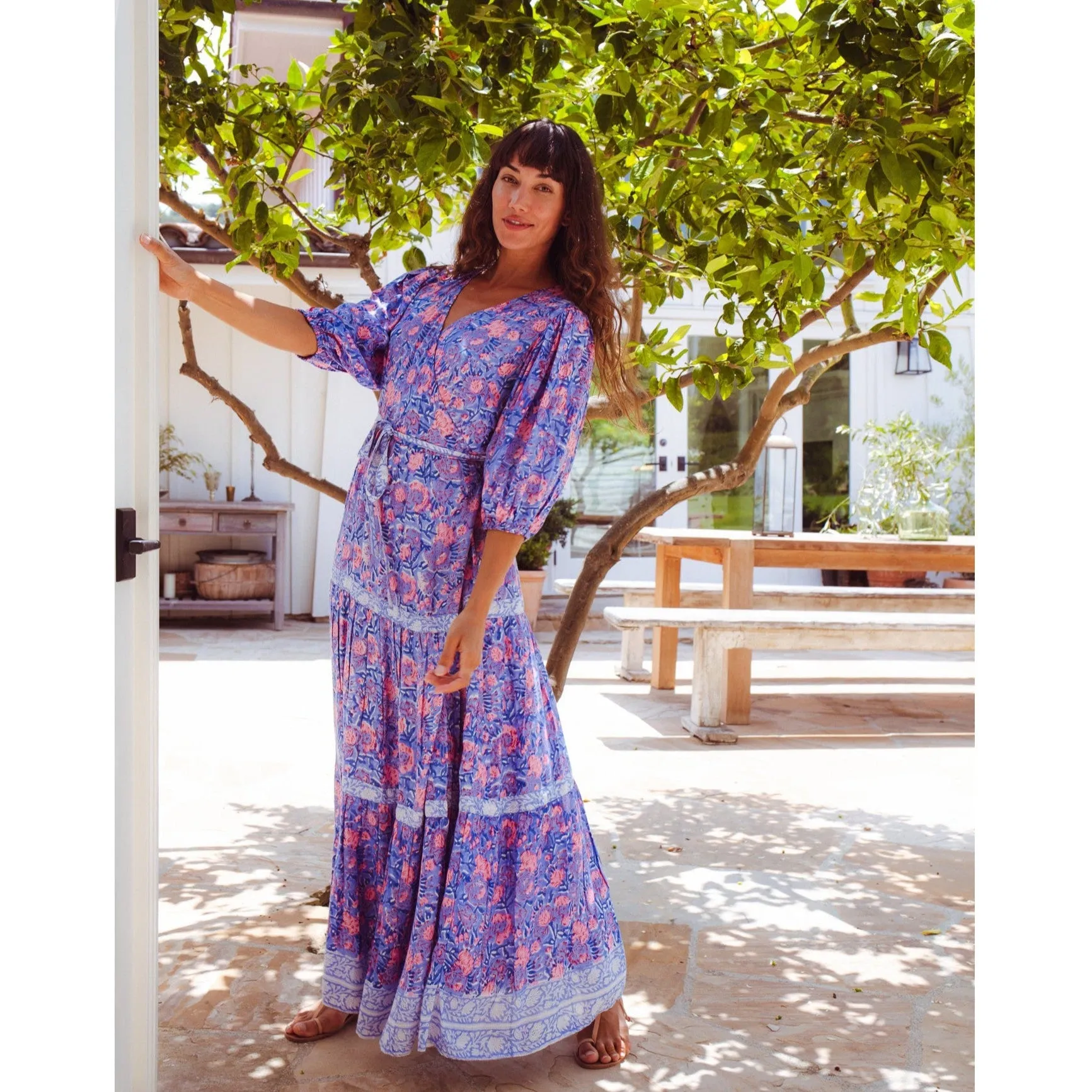 Flora Wrap Dress