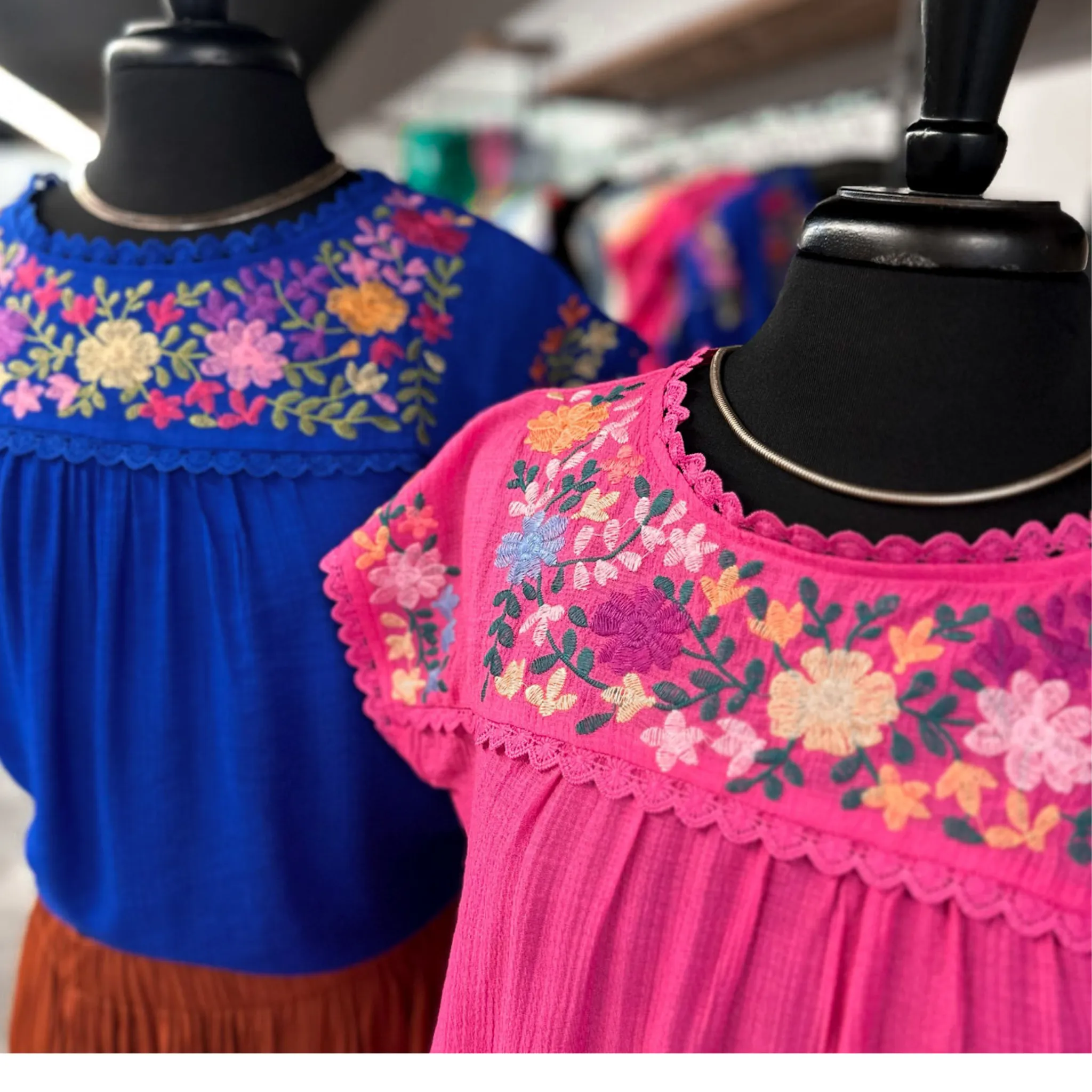 Floral Dream Embroidered Pink Top
