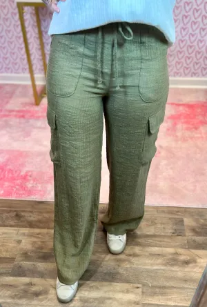 Flowy Cargo Pants (2 Colors)