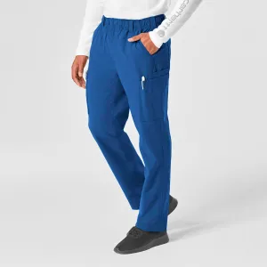 Force Essentials C56113 Men's Straight Leg Cargo Scrub Pants Royal