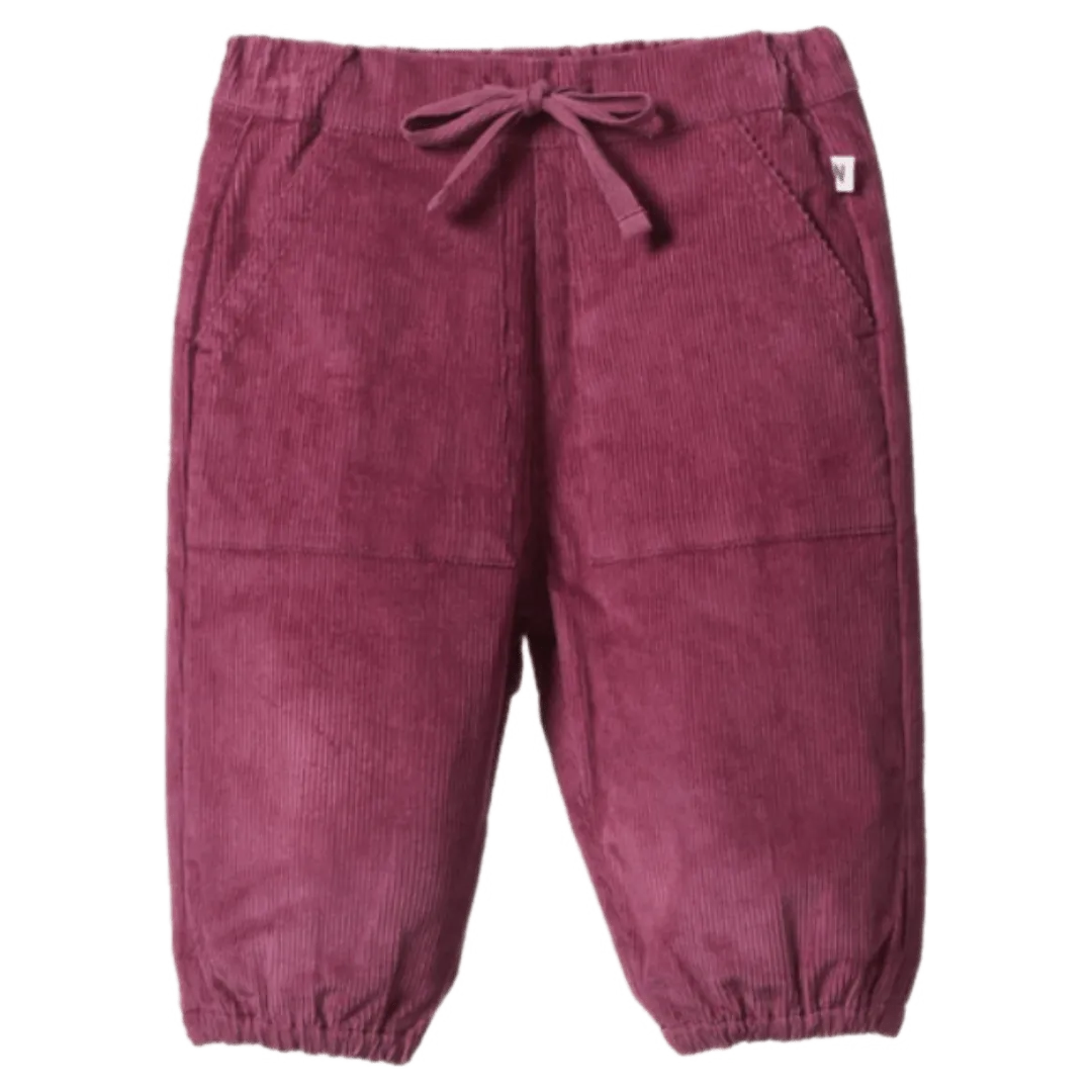 Frankie Cord Pants - Rhubarb
