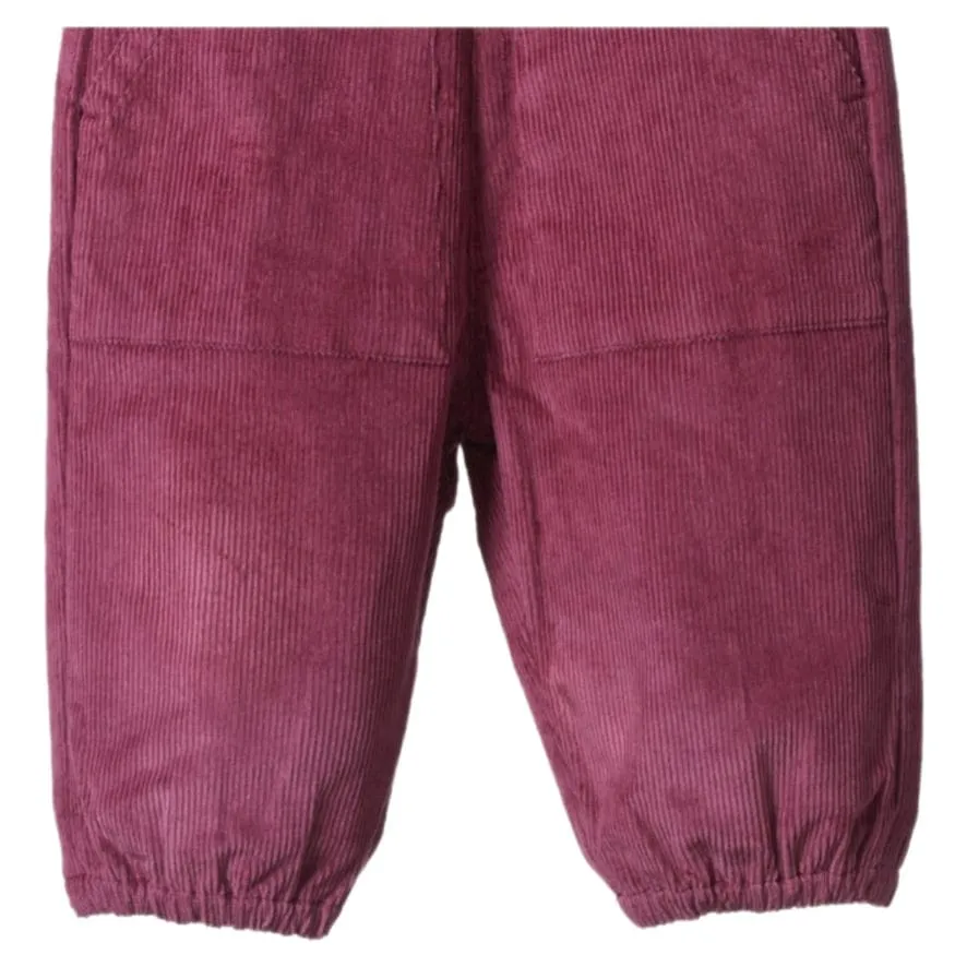 Frankie Cord Pants - Rhubarb