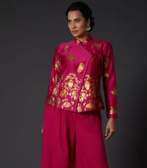 Fuchsia Block Printed Tunic