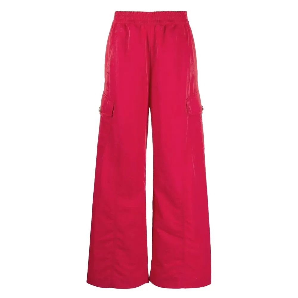 Fuchsia Polyamide Jeans & Pant