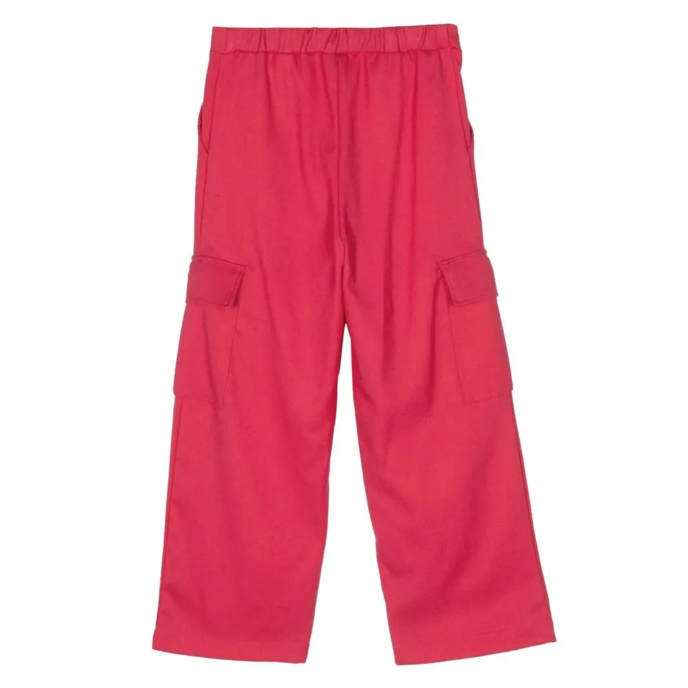 Fuchsia Polyamide Jeans & Pant