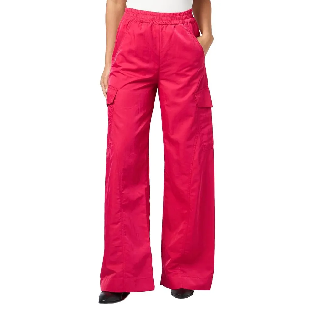 Fuchsia Polyamide Jeans & Pant
