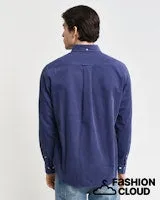 Gant Mens Corduroy shirt Dusty Navy