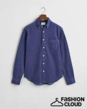 Gant Mens Corduroy shirt Dusty Navy