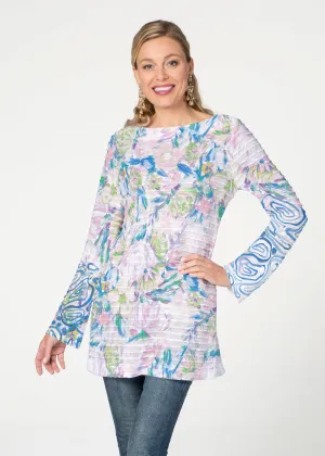 GiGi (17251) ~ Banded Boatneck Tunic