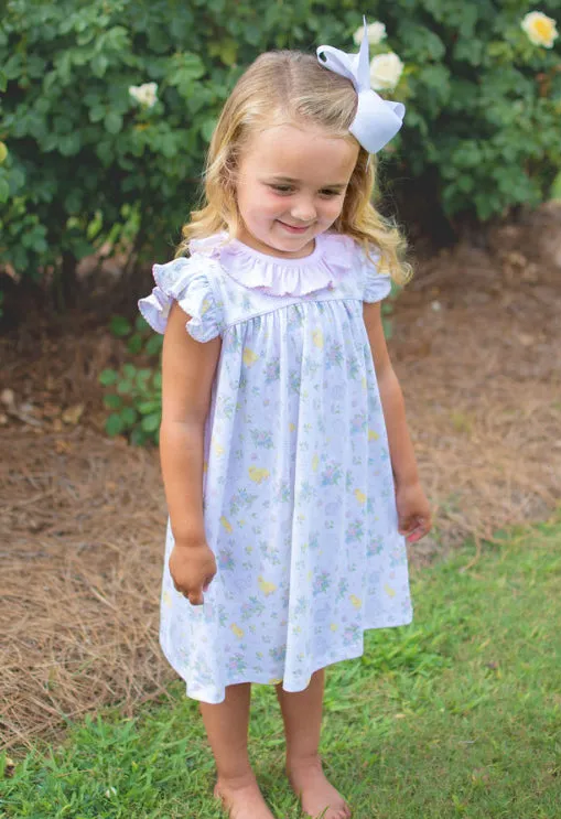 Girl's "Easter Floral" Float Dress