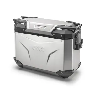 Givi Trekker Outback EVO 37 & 33 lt Cam-Side Cases Silver (pair)
