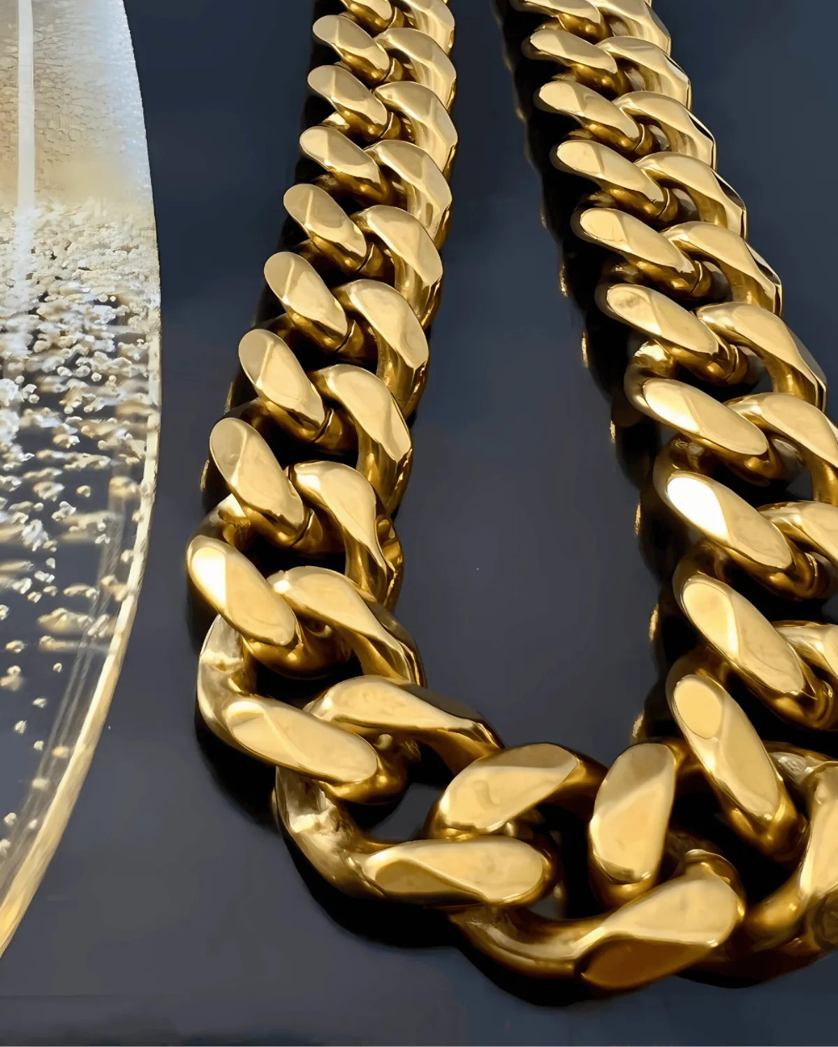 Gold Chunky Chain Necklace