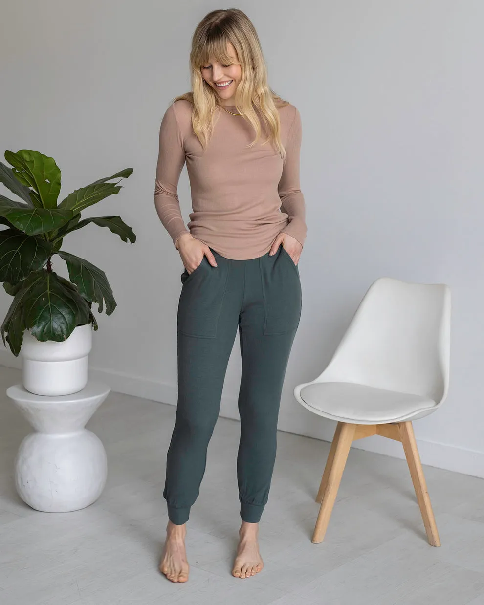 Grace & Lace Essential Ribbed Long Sleeve Tee