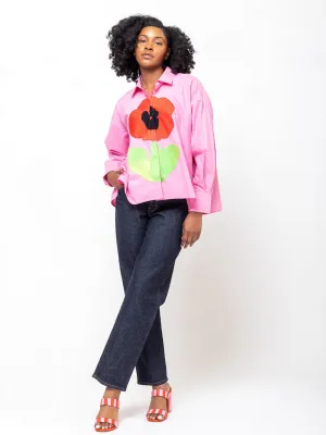 Greta Shirt - Rose Cocquelicot