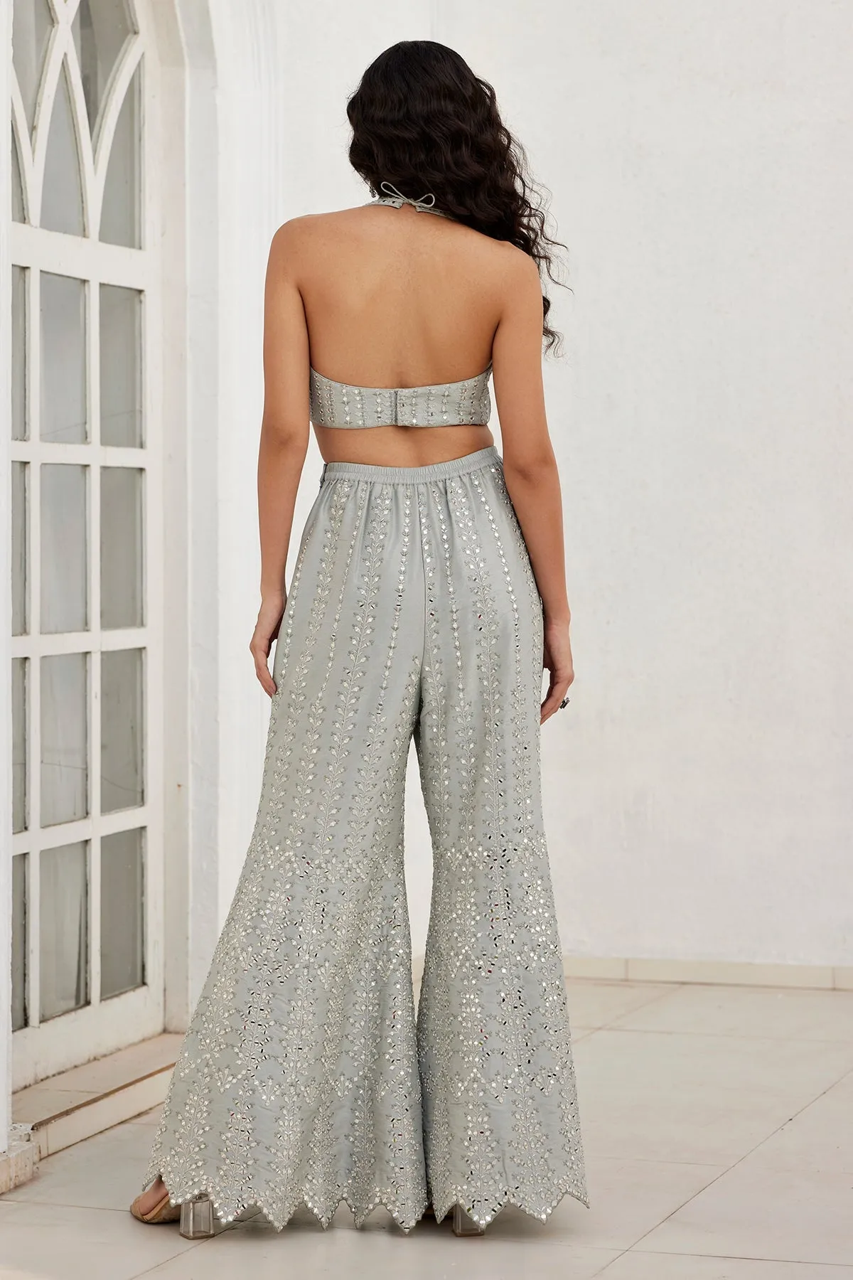 Grey Jacket Set