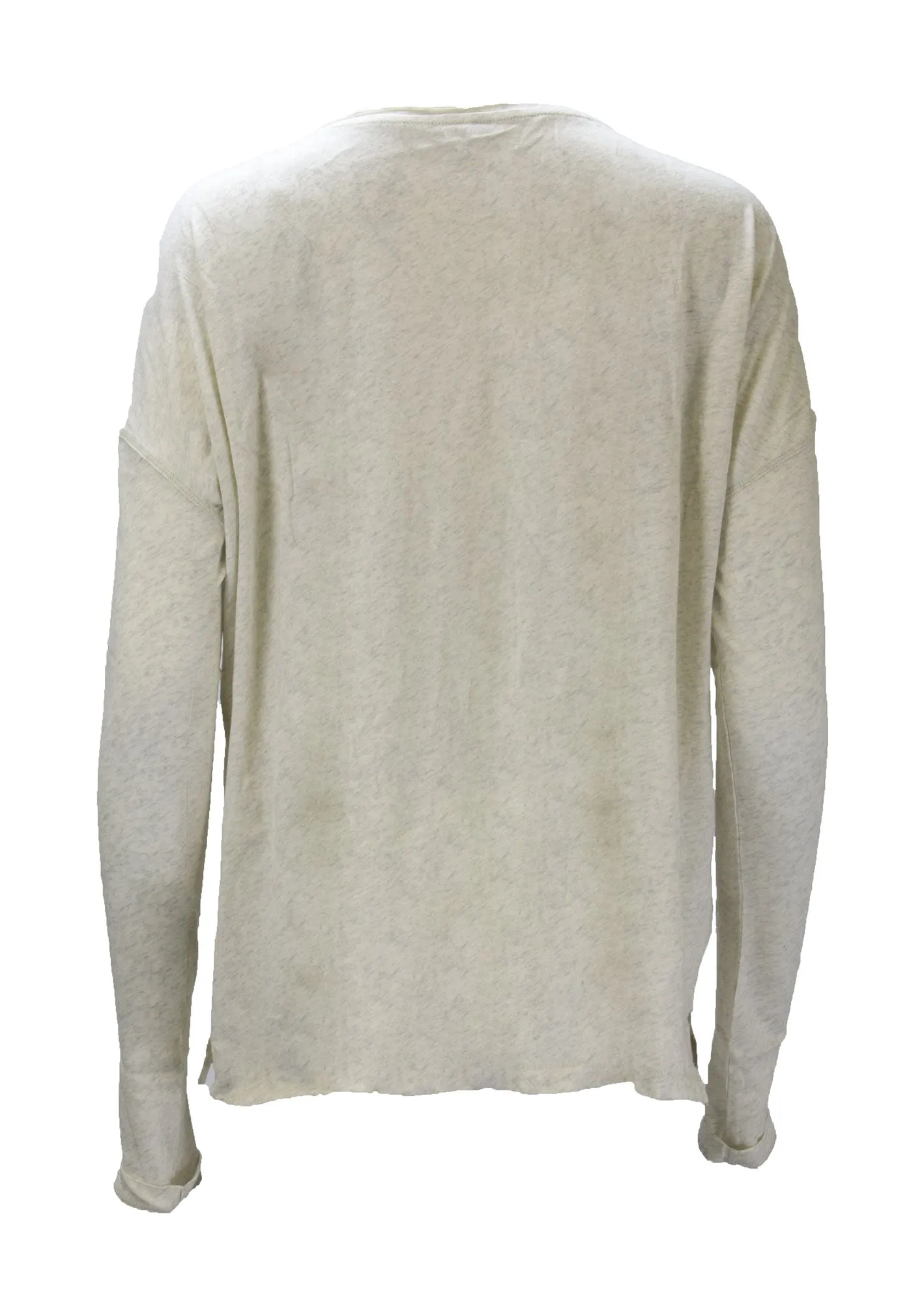 Grey State Women's Cotton Yummy Tee, Crème Heather, Small