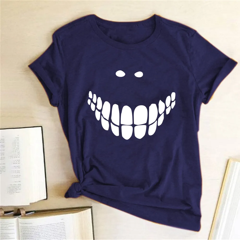 Halloween Printed T-shirt 2-Piece Set