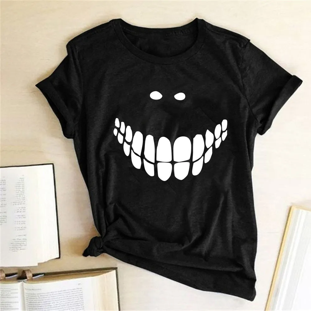 Halloween Printed T-shirt 2-Piece Set