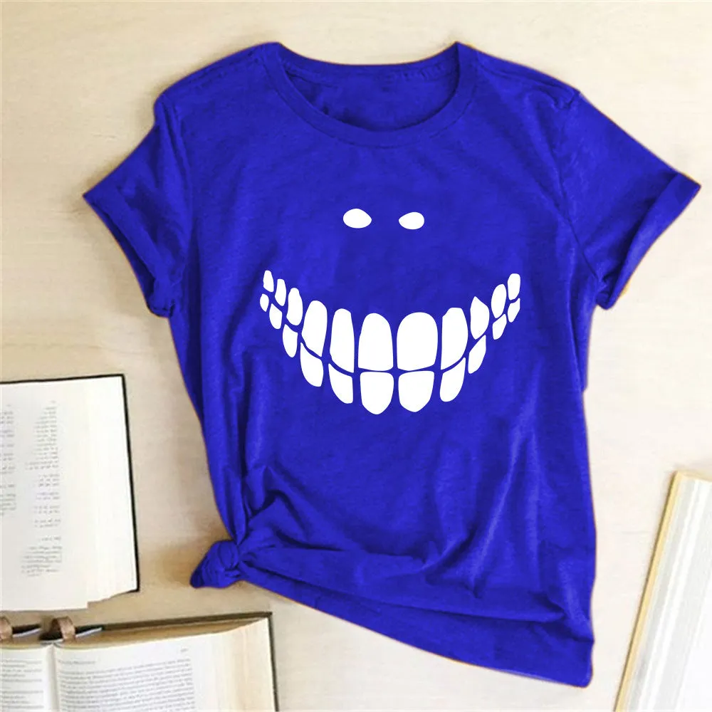 Halloween Printed T-shirt 2-Piece Set