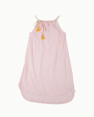 Halter Dress in Ballet Pink